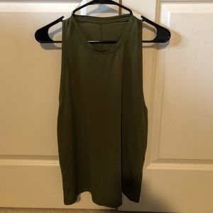 lululemon tie back tank top